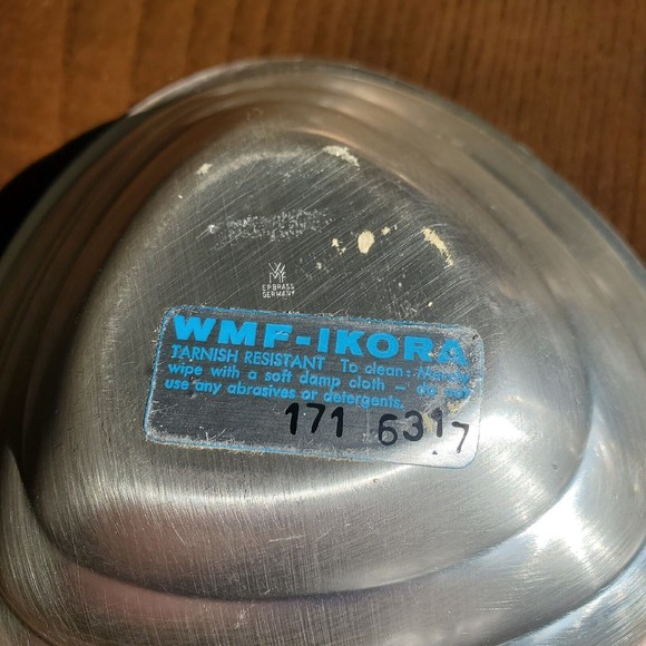 WMF IKORA Germany Silver Plate Dish 4" Width 1" Height Tarnish Resistant Signed - Picture 3 of 3